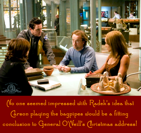 Elizabeth, Carson, Radek & Teyla