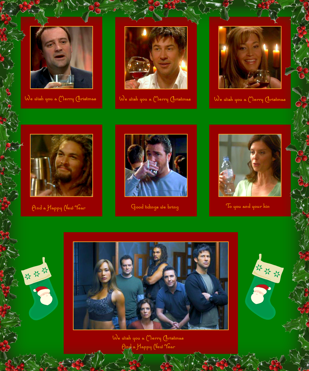 Rodney, John, Teyla, Ronon, Carson & Elizabeth