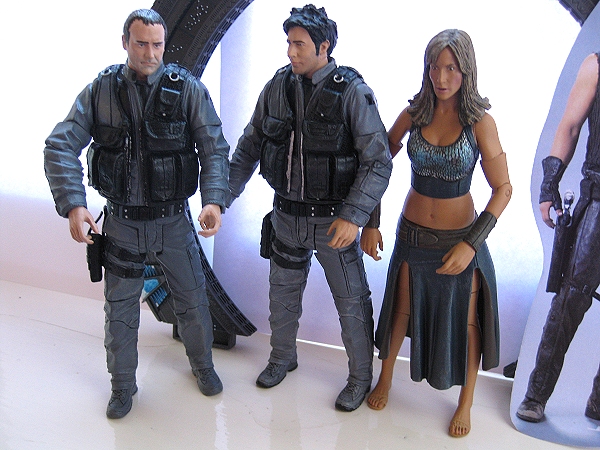 Rodney, John and Teyla