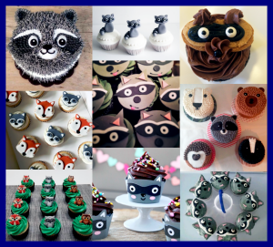 Racoon cupcakes